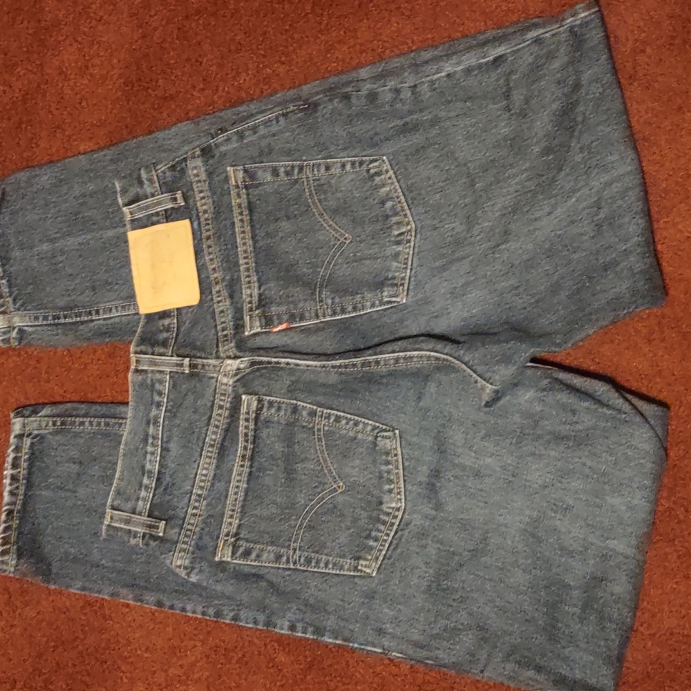 "Levi's" 550 brand. Relax d Tapered leg. Made in USA! High waisted. Size 12.